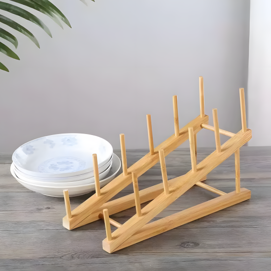 Wooden Plate Rack